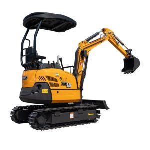 Hot Sale Rhinoceros Xn18 Construction Machinery Fully Hydraulic System 0.854L/0.993L Mini Crawler Excavators