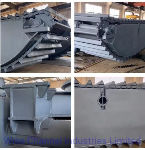 27tons Pontoon Undercarriage for Amphibious Excavator Digger Floating