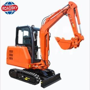 0.8 Ton Hydraulic Crawler Mini Digger for Garden