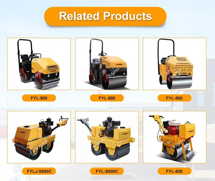 Heavy Duty 6 Ton Single Drum Road Roller