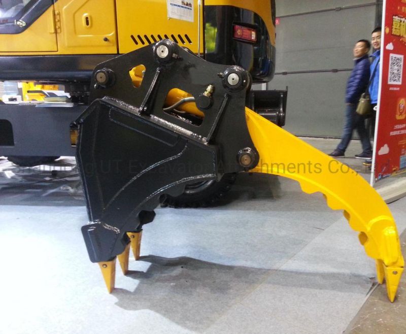 Hydraulic Excavator Thumb Bucket, Grab Bucket with Thumb