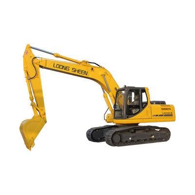 New 21ton Hydraulic Crawler Excavator Loong Sheen Diggers Lx210-8 in Stock