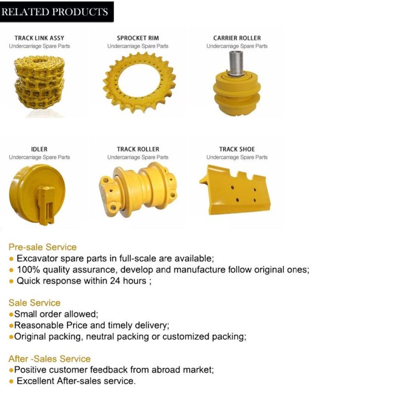 Original Part for Excavator PC220-7 Track Roller Guard Excavator Undercarriage Track Roller Guard 20y-30-31160 207-30-51191