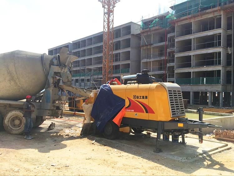 XCMG Hbt9018K Trailer Concrete Pump Bangladesh Price Concrete Pump Machine for Sale
