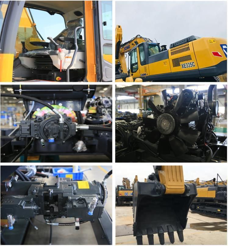 China Top Excavator XCMG Brands 30 Ton New Crawler Excavator Xe335c RC Hydraulic Excavator Machine for Sale