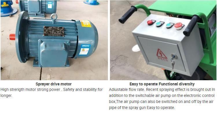 2021 Electrical Automatic Mortar Plastering Machine for Spraying Wall Cement