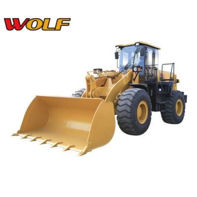 Construction Machinery Zl50 Front Wheel Loader with Backhoe
