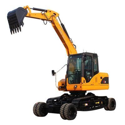 9tons Earthmoving Wheel Excavator X9