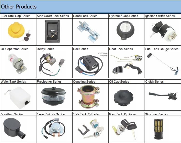 Hydraulic Tank Cap for Longking Wheel Loader with Locking