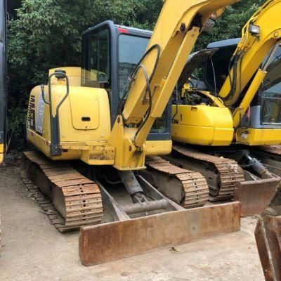 Used Komatsu PC18/PC20/PC30/PC35/PC55/PC56/PC60/PC70 Crawler Excavator with Hydraulic Breaker Line and Hammer in Good Condition