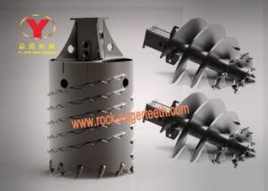 Professional Rock Auger Teeth, Carbide Bullet Teeth Earth Drilling Equipment