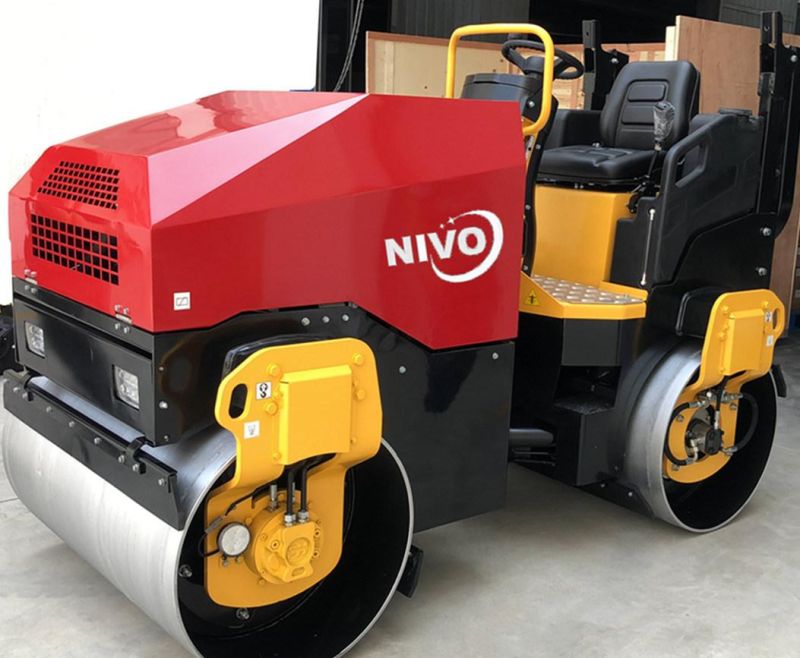 Nivo 3ton Yanmar Engine Vibration Capacity Double Drum Full Hydraulic Drive System Vibrating Asphalt Small Road Roller