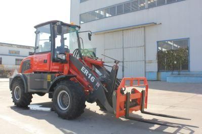 2020 Quality Front Loader Wheel Loader Er16 by China Manufacturer