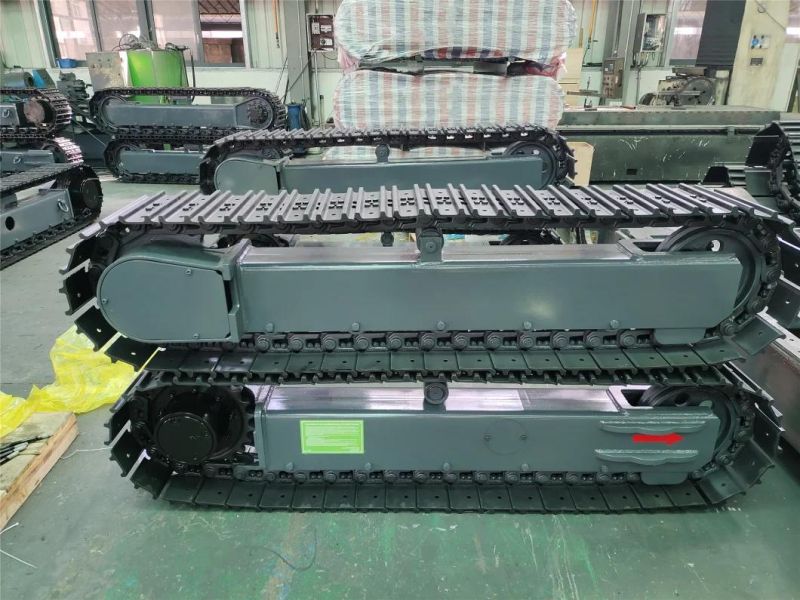 Well Sell Mini Crawler Excavator Parts Steel Track Undercarriage Chassis