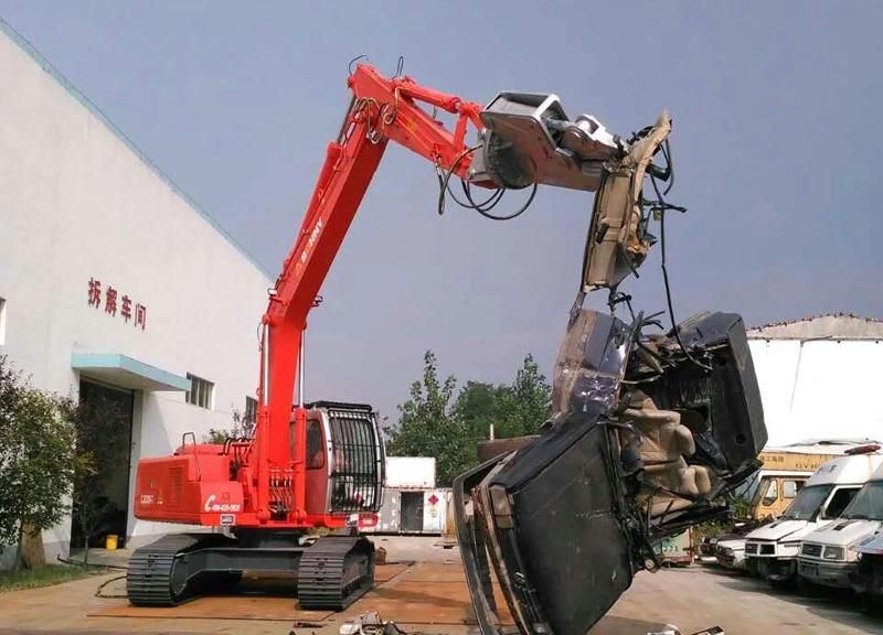 BONNY New CJ320-8 32ton Crawler Hydraulic Dismantling Machine for Scrap Cars Waste Automobile Scrapped Vehicle