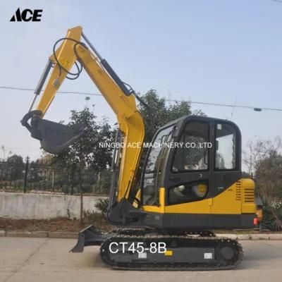 China Carter 4.5 Tons Small Digger Mini Crawler Excavator Manufacturer