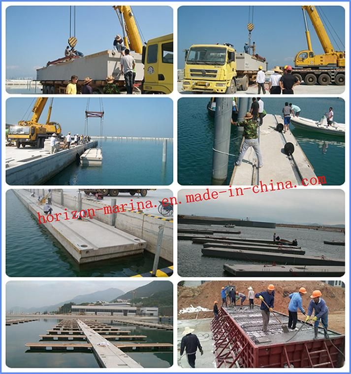 Yacht Dock PE Pontoon Manufactured in China