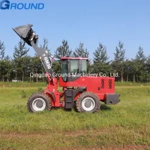 Engineering Tractor mini wheel loader with high quality engine , large cabin