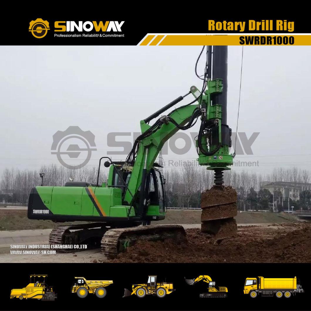 Mobile Drilling Rig, Borehole Drilling Machine Hydraulic Rotary Piling Equipment