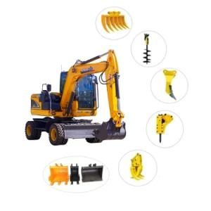 Xiniu Small Wheel Excavator 8 Ton Excavators Pakistan