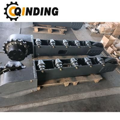 Qdrt-03t 3 Ton Rubber Track Undercarriage Chassis for Mini- Excavator, Forest &amp; Logging, Materialhandling 1958mm X 287mm X 250mm