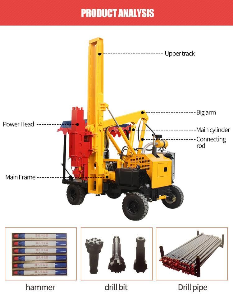 Highway Guardrail Pile Driver and Helical Piling Machine to Indonesia for Sale