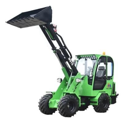 Agriculture Farming Construction Forestry Used Mini Front End Shovel Wheel Loader with Mini Digger Excavator Auger Log Grapple Attachments