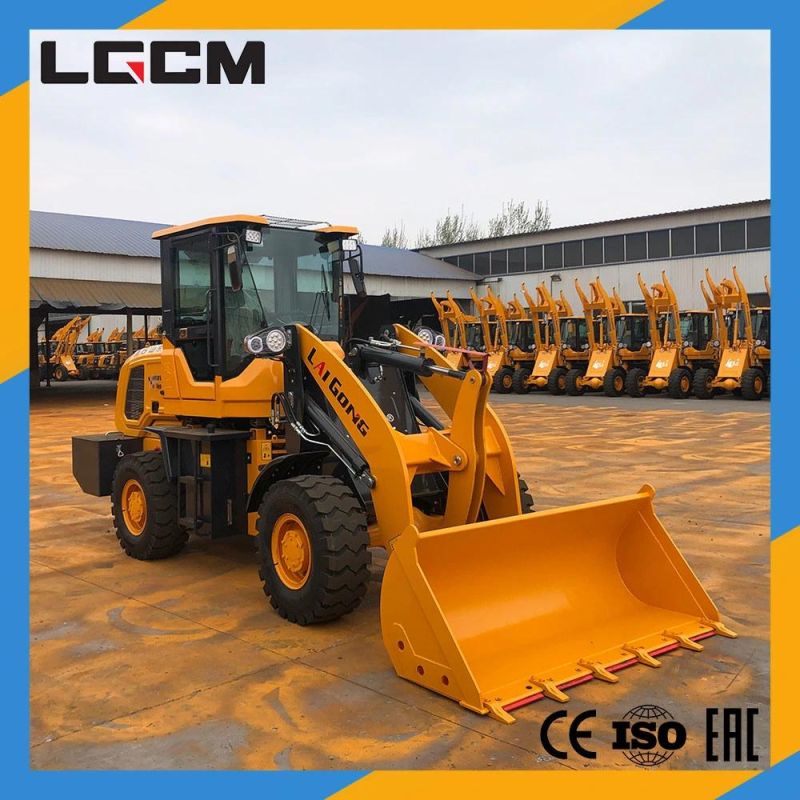 Lgcm 1.8ton Hot Sale Small Front End Articulated Small Wheel Loader with Attachments