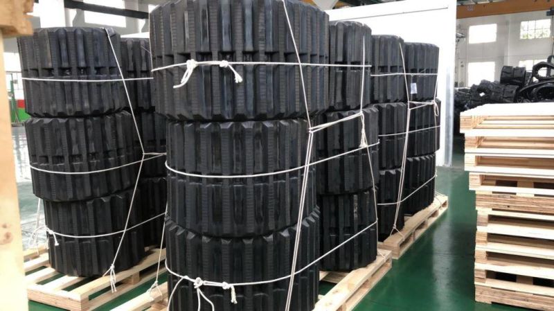 Crawler Rubber Track for Mini Excavator Construction Machinery Parts