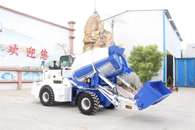 2m3 Actual Stirring Capacity Ready Mix Rated Power 76kw Concrete Mixer Truck Price