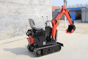 Factory Price Mini Building Construction Use Digger 0.8t with Rubber Track