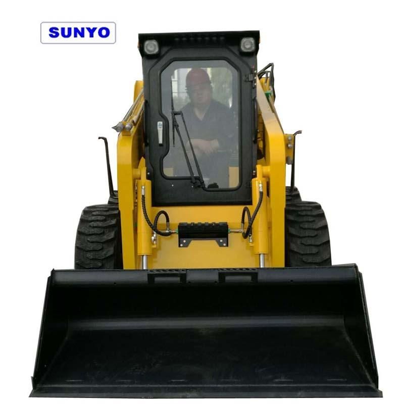 Jc75 Model Sunyo Brand Skid Steer Loader Is Similar with Wheel Loader