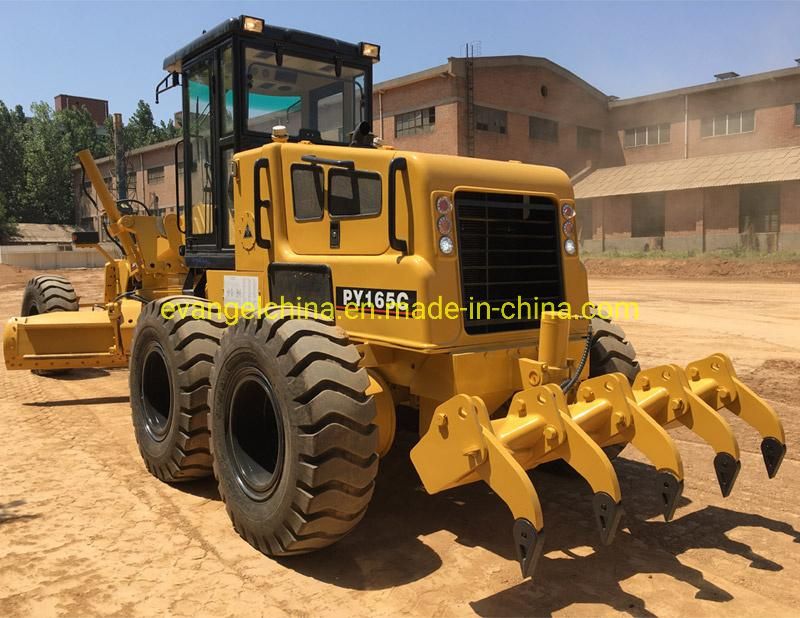 Lutong 15ton 165HP Motor Grader Py165c with Cummins Engine