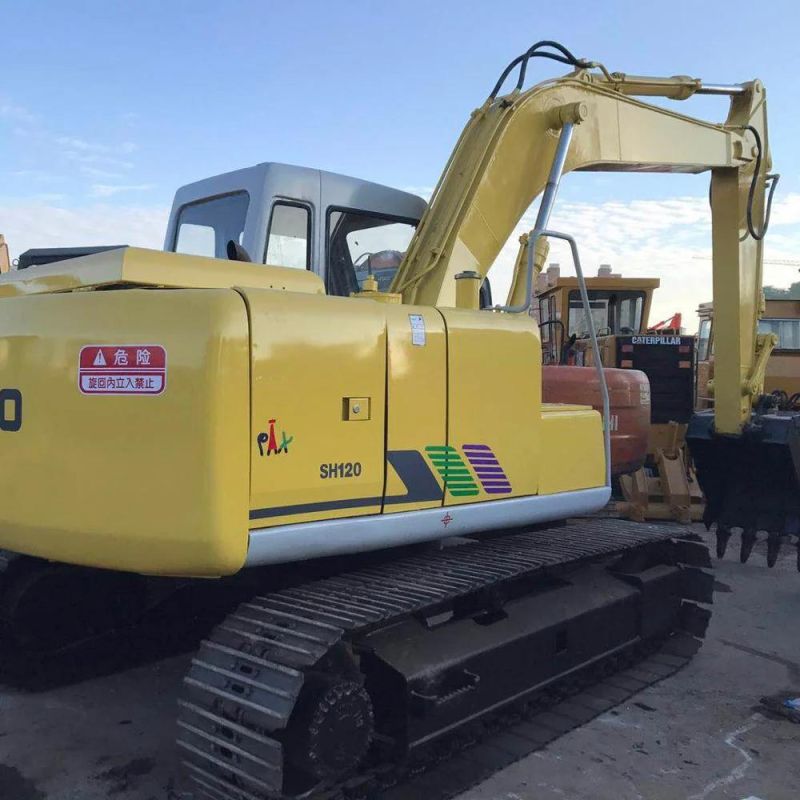 Sumitomo Sh120 Excavator Used Second Hand Construction Machinery Hydraulic Crawler Earth Moving Parts 12 Ton Mini Digger Excavators Mining Machine for Sale