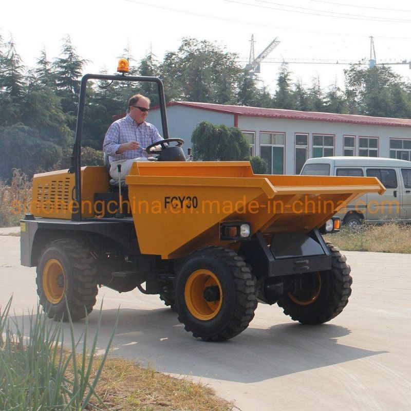 New 3000kg Hydraulic Dumper Bucket Loader with Good Price FC-30