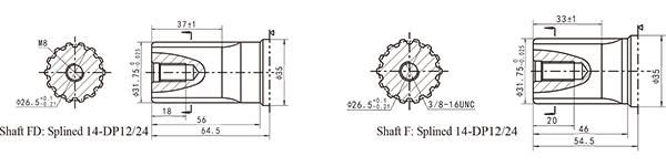 Bmh 200/250/315/400/500 Orbit Hydraulic Motor for Hydraulic Excavators