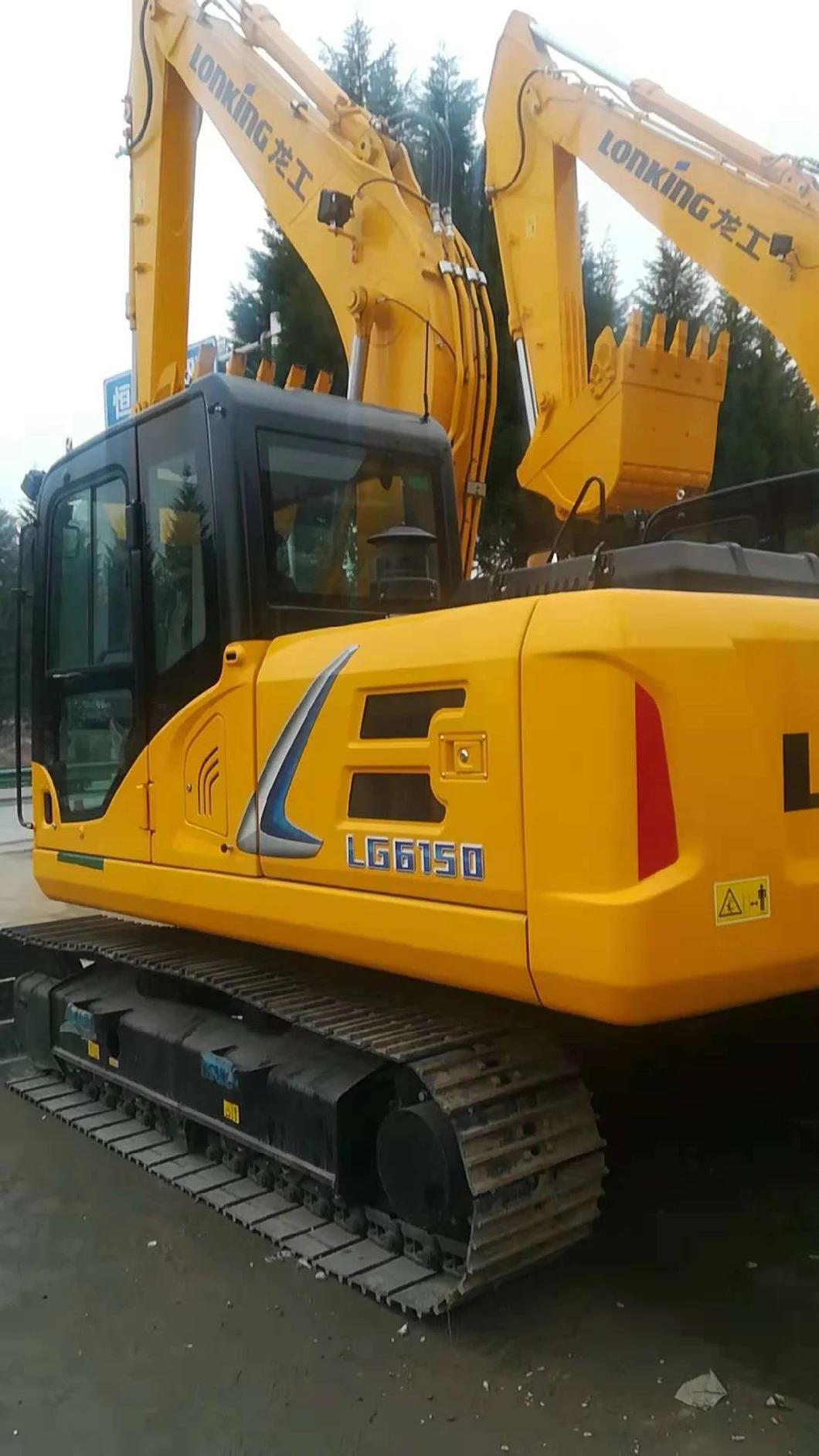 Hydraulic Excavator LG6150 14 Ton Crawler Excavator for Construction Projects