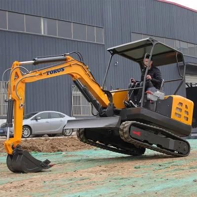 1 Ton 2 Ton 3.5 Ton Digger Cheap Price Mini Excavator Chinese Crawler Small Digger Minipelles for Sale