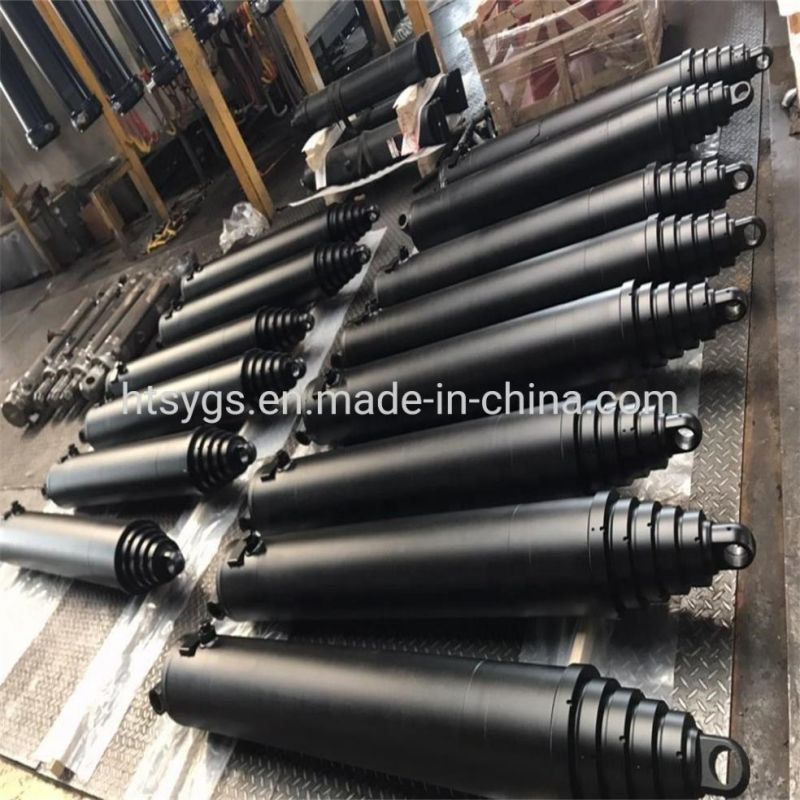 North American Type Front End Telescopic Hydraulic Cylinder for Dump Truck