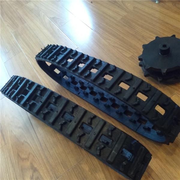 Rubber Crawler for Small Robotic Machine (85*59.4*24)
