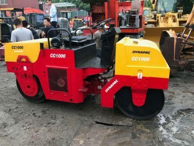Second Hand Mini Road Roller Dynapac Cc1000 Small Compactor for Sale