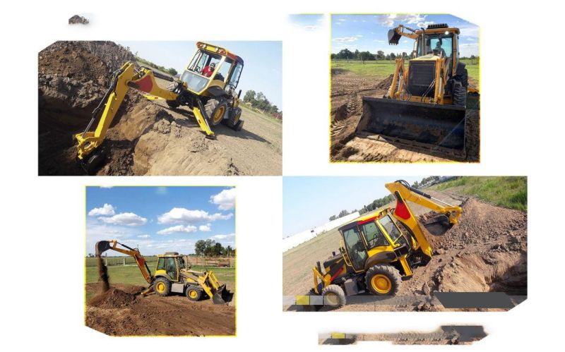 Ztw30-25 Farm Sale Chinese Machinery Hydraulic Compact Four-Wheel Drive New Small Cheap Backhoe Loader in China