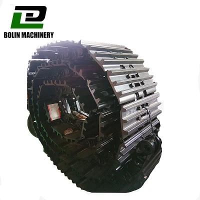 High Quality Excavator Parts E320 Track Chain with 45 Links Track Link Shoe Assy for Caterpillar