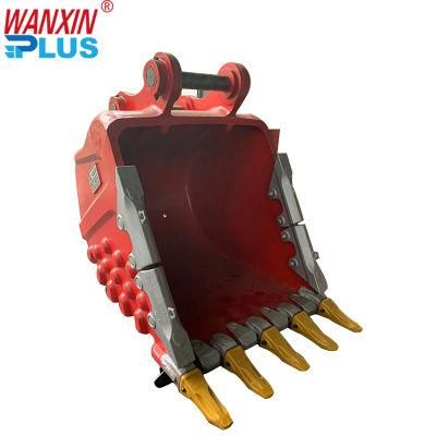 Hot 700kg-2000kg CE Approved Wanxin Hubei Crusher Mini Used Skeleton Bucket Excavator 0.45cbm-1.6cbm