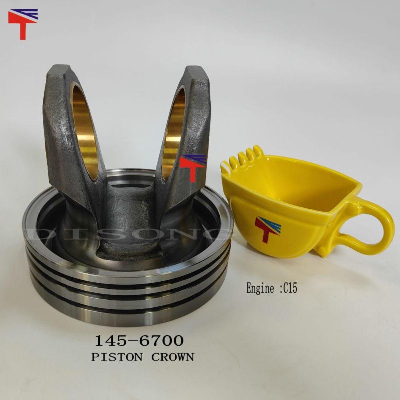 High-Performance Diesel Engine Engineering Machinery Parts Piston Crown 145-6700 for Engine Parts C15 Generator Set