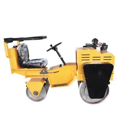 Double Drum Mini Road Vibratory Roller Compactor Machine