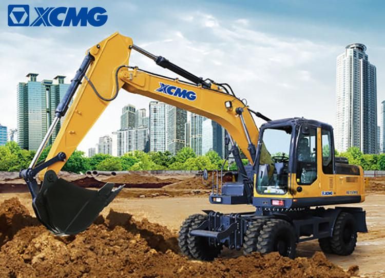 China XCMG 15 Ton Medium Hydraulic RC Wheel Excavator Xe150wb Price for Sale