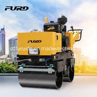 Hand Held Double Drum Roller Compactor Road Vibrator for Asphalt Fyl-800c