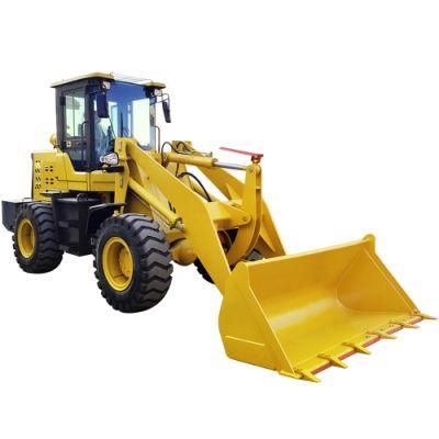 Small Front Wheel Compact Backhoe Loader Machine