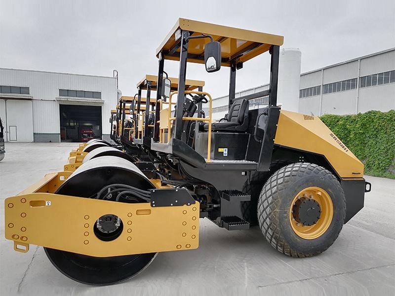 Shantui Srd08 0.8ton Double Drum Road Roller with Spare Parts